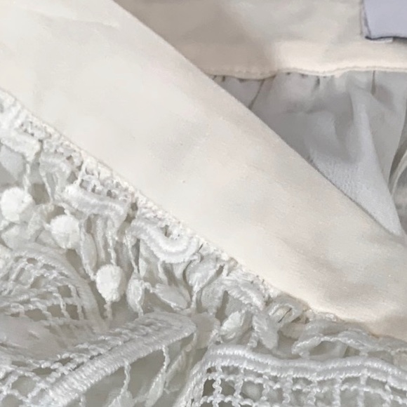 ELIZABETH AND JAMES SILK AND LACE SKIRT. Size 0. - Picture 10 of 11